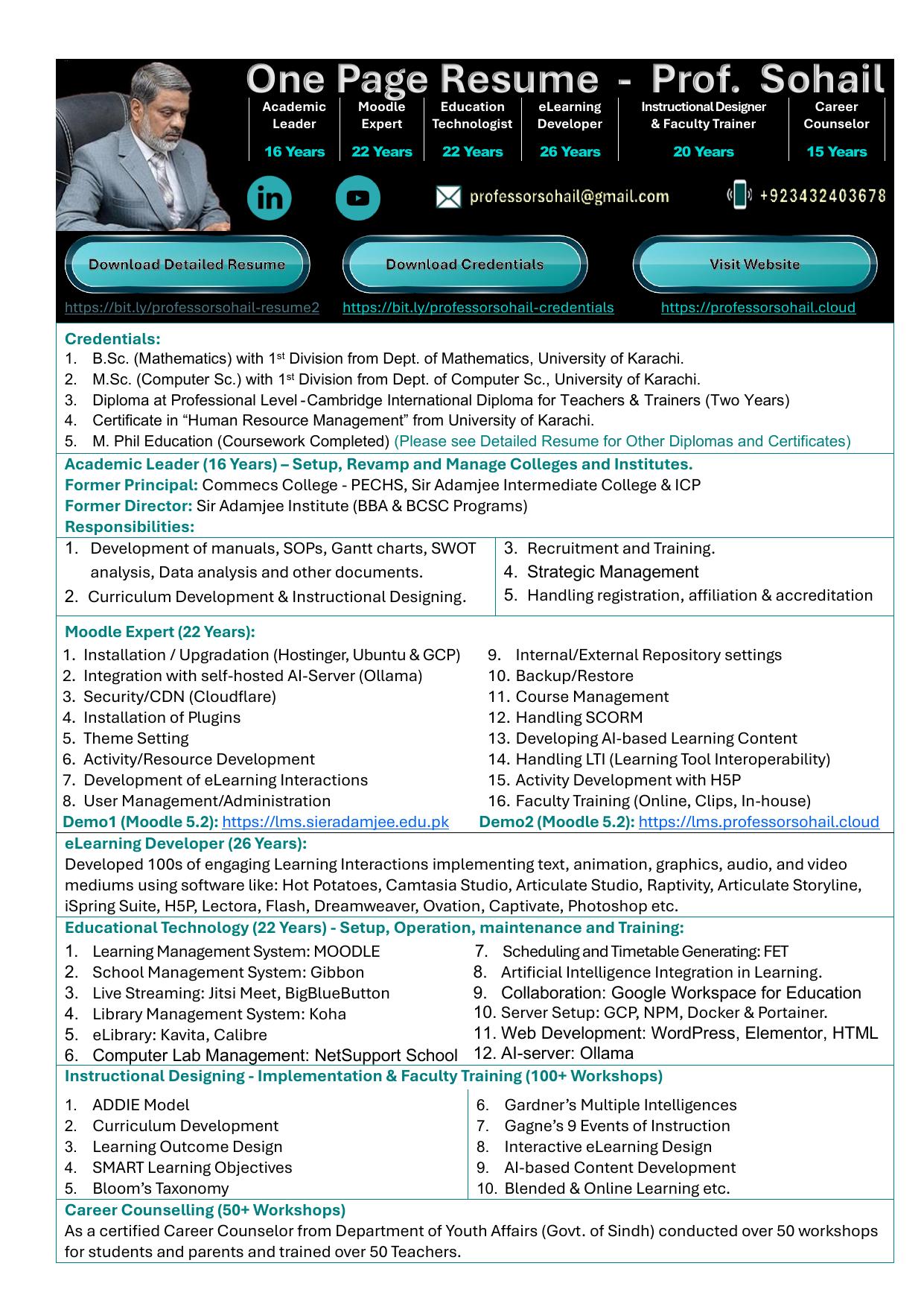 1-One Page Resume